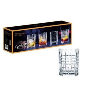SET X 4 VASOS BAJOS CRISTAL