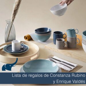 Lista de regalos de Constanza Rubino y ENrique Valdes