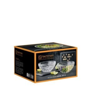 SET X 2 BOWLS CRISTAL ALEMAN