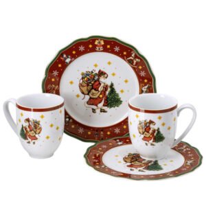 Vajilla x 6 Puestos Christmas Red / Hutschenreuther