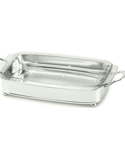 Pirex Plateado Rectangular Garcia