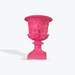 Florero Romano Rojo