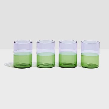Set x 4 Vasos Bicolor